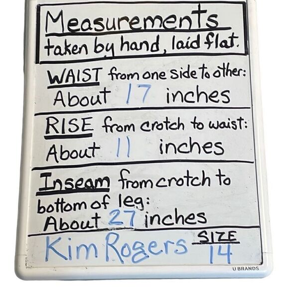 Kim Rogers blue jeans with stretch size 14 - Picture 7 of 7